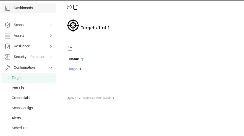 Configuration Targets